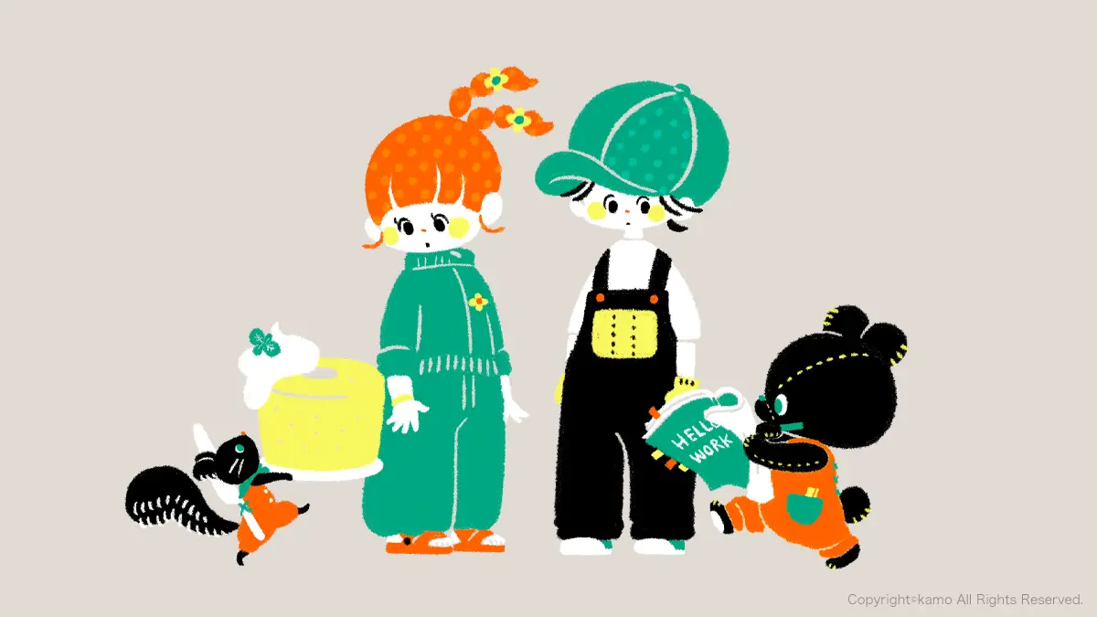 illustratorkamo(線+面) illustratorkamo(線+面)