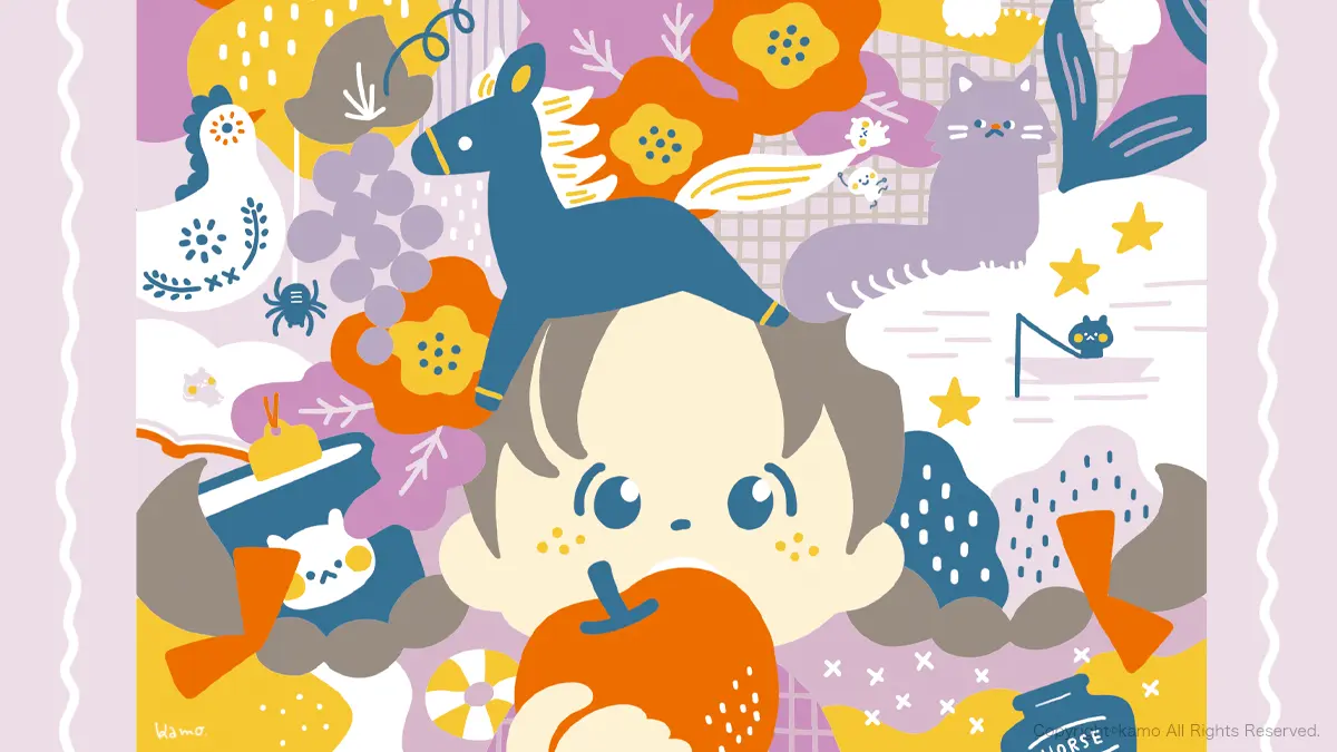 illustratorkamo（線＋面）